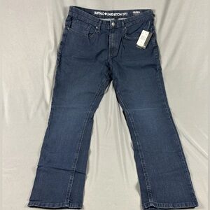 Buffalo David Bitton Jeans Ash X Slim Stretch 36 x 32 Medium Dark Wash